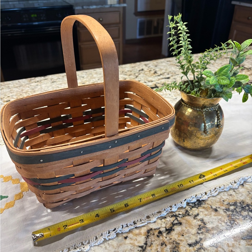 Vintage Handmade Longaberger Woven Basket